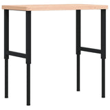Workbench 100x60x cm Solid Wood Beech Rectangular 3309683