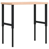 Workbench 100x60x cm Solid Wood Beech Rectangular 3309683