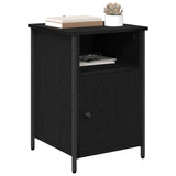 Bedside Cabinet 2 pcs Black Oak 40 x 42 x 60 cm Engineered Wood 881837