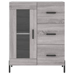 Highboard Grey Sonoma 69.5x34x180 cm Engineered Wood 3199951