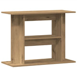 Aquarium Stand Artisan Oak 80x35x60 cm Engineered Wood 857273