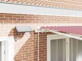 Retractable Awning Red and White 350 x 250 cm 3330268