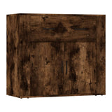 Sideboards 3 pcs Smoked Oak Engineered Wood 3185428