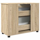 Bathroom Cabinet with Drawer Sonoma Oak 76.5 x 35 x 64 cm 883296