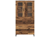 Highboard Old Wood 69.5 x 34 x 180 cm Engineered Wood 3415776