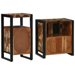 Bathroom Furniture Set 2 pcs Brown Solid reclaimed wood 3305601