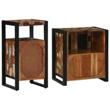 Bathroom Furniture Set 2 pcs Brown Solid reclaimed wood 3305601
