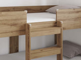 Bunk Bed for Kids Artisan Oak 80 x 160 cm Engineered Wood 3410554
