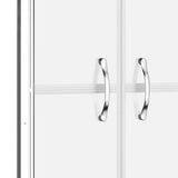 Shower Door Half Frosted ESG 71x190 cm 148785