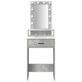 Dressing Table Grey 50 x 41 x 140 cm Engineered Wood 865157
