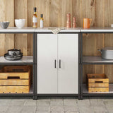 Kitchen Storage HATTEM Silver 60 x 50 x 92 cm Steel 874993