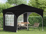 Pop-up Party Tent 192 x 192 x 245 cm Black 42019832