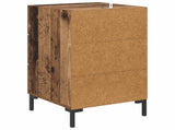 Bedside Cabinet Old Wood 40 x 40 x 66 cm Engineered Wood 882116
