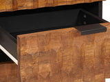 Sideboard Acacia Brown Finish 40 x 33 x 75 cm Solid Mango Wood 4017923
