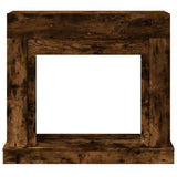 Fireplace Surround Smoked Oak 100x30x87.5 cm Engineered Wood 854566