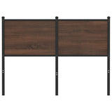 Replace Headboard Brown Oak 120 cm Engineered Wood and Steel 4007796