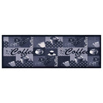 Kitchen Carpet Washable Coffee Blue 60x300 cm 315969