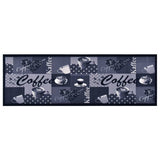 Kitchen Carpet Washable Coffee Blue 60x300 cm 315969