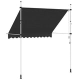 143689 Manual Retractable Awning 250 cm Anthracite
