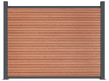 Fence Panel Brown 1391x186 cm WPC 3282805