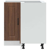 Kitchen Corner Base Cabinet Kalmar Brown Oak Engineered Wood 853514