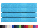 Sauna Towels "FROGN" 4 pcs Turquoise 80x200 cm 360 gsm 136984