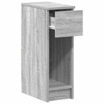 ZNTS Bedside Cabinets with Drawer 2 pcs Grey Sonoma 20x36x60 cm 858706