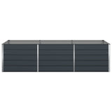 Planter Anthracite 290 x 100 x 75 cm Galvanised Steel 42018222