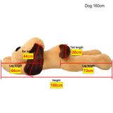 Dog Cuddly Toy Plush Brown 160 cm 80144