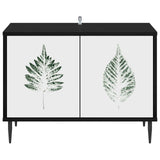 TV Cabinet HANAU 69 x 33 x 50.5 cm Black Oak Engineered Wood 8007025