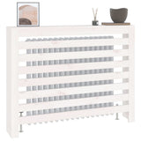 Radiator Cover White 108.5x19x84 cm Solid Wood Pine 822597