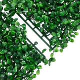 Artificial Shrub Leaf Fence 24 pcs Green 50x50 cm 366635