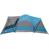 Family Tent Tunnel 8-Person Blue Waterproof 4009553