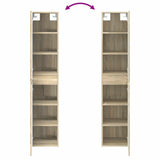 Bathroom Furniture Set 3 pcs Sonoma Oak 33 x 34.5 x 160 cm 3406085