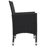 Garden Dining Set Black, Cream white 3095890