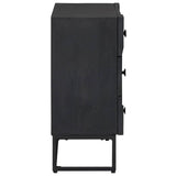 Drawer Cabinet with Drawer Black 75 x 30 x 65 cm 42020084