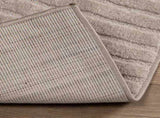 Area Rugs Square GALATI Beige 200 x 200 cm Polyester 42022812