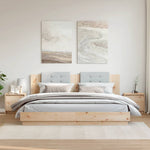 Bedside Cabinets 2 pcs 40x30.5x40 cm Solid Pinewood 808114
