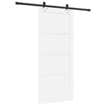 Sliding Door Manual White and black 86 x 198.5 cm 3333511