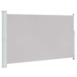 Patio Retractable Side Awning 180x300 cm Grey 313401