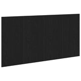 Bed Headboard Black Oak 160 x 1.5 x 80.5 cm Engineered Wood 862736