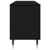 TV Cabinet Black Oak 150 x 30 x 45 cm Engineered Wood 869075
