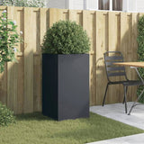 Planter Anthracite 42x38x75 cm Steel 841579