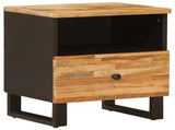 Bed cabinet 2 pcs Brown 40 x 33 x 46 cm Solid Mango Wood 4018303