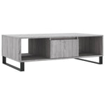 ZNTS Coffee Table Grey Sonoma 104x60x35 cm Engineered Wood 827098