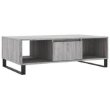 ZNTS Coffee Table Grey Sonoma 104x60x35 cm Engineered Wood 827098