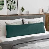 Sofa Pillows 2 pcs Dark Green 145 x 40 cm Fabric 42013830