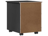 Rolling Cabinet with Wheel Grey 34 x 39 x 56 cm Solid Pine Wood 42028342