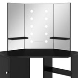 Dresser Black MDF Dressing Table Other Modern Mirror 326534