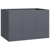 ZNTS Planter Anthracite 120x80x80 cm Steel 860789